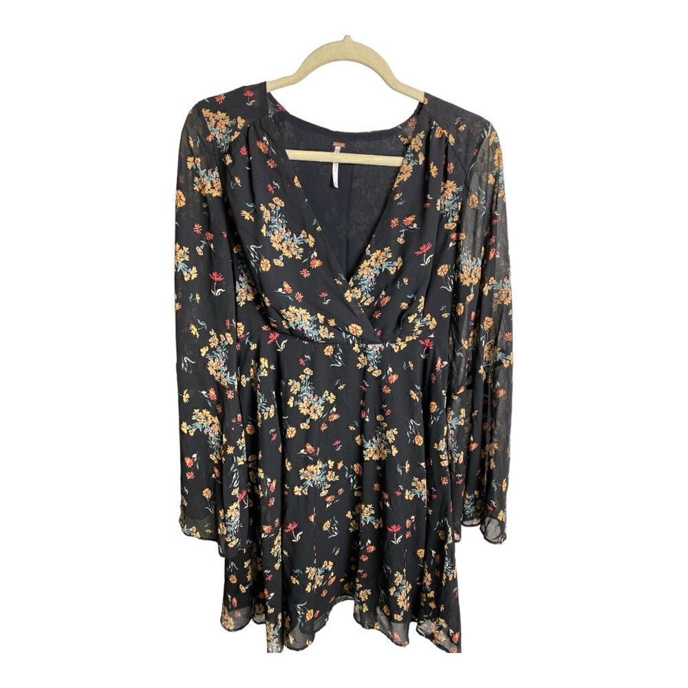 #142 FREE PEOPLE Lilou Floral Mini Dress - Picture 3 of 9